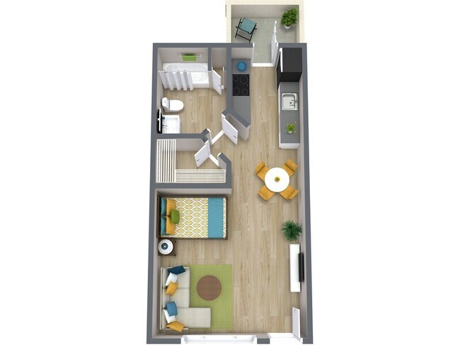 Unit AUCMQW 158 floor plan